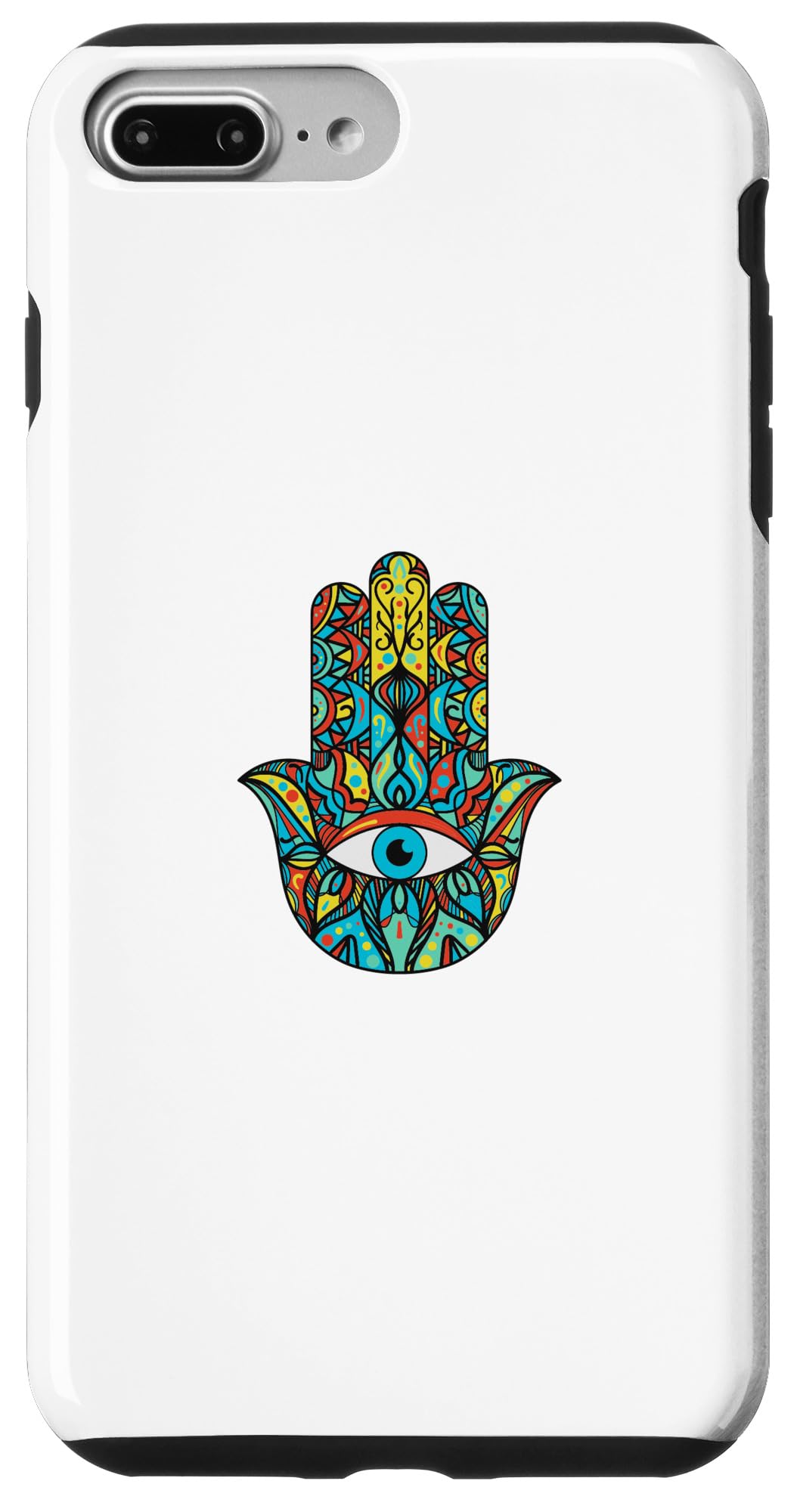 iPhone 7 Plus/8 Plus Hands of Fatima Evil Eye Protection Spiritual Symbol Hamsa Case