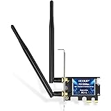 EDUP LOVE PCIE Bluetooth WiFi Card for PC, AC600M Dual Band 2.4G/5.8G INTEL3168 PCI-E Wireless PCI Express Adapter Internet N