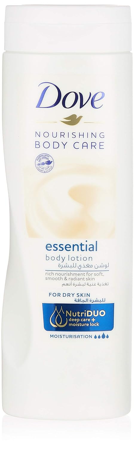 dove nourishing body care essential body milk