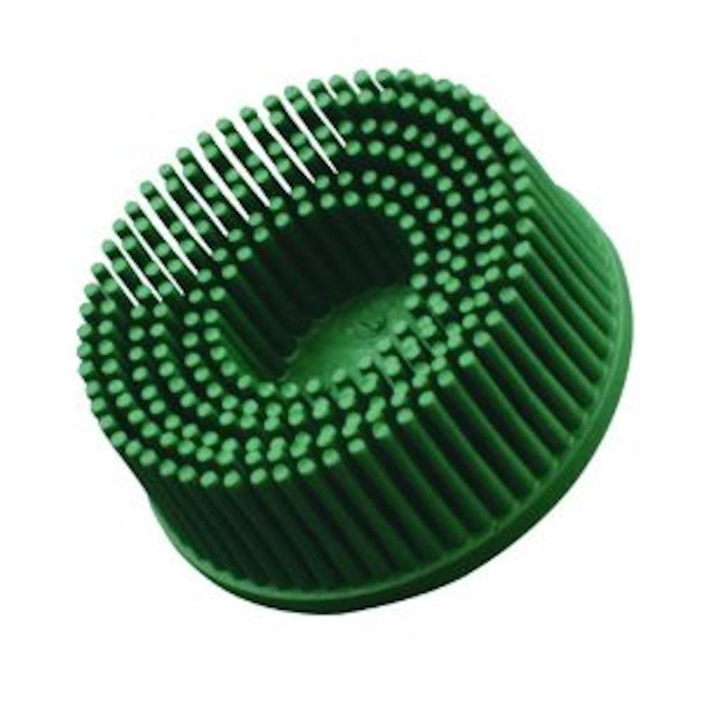 3M 07526 SCOTCH BRITE ROLOC BRISTLE DISC BRUSH 50MM GREEN 50 GRADE