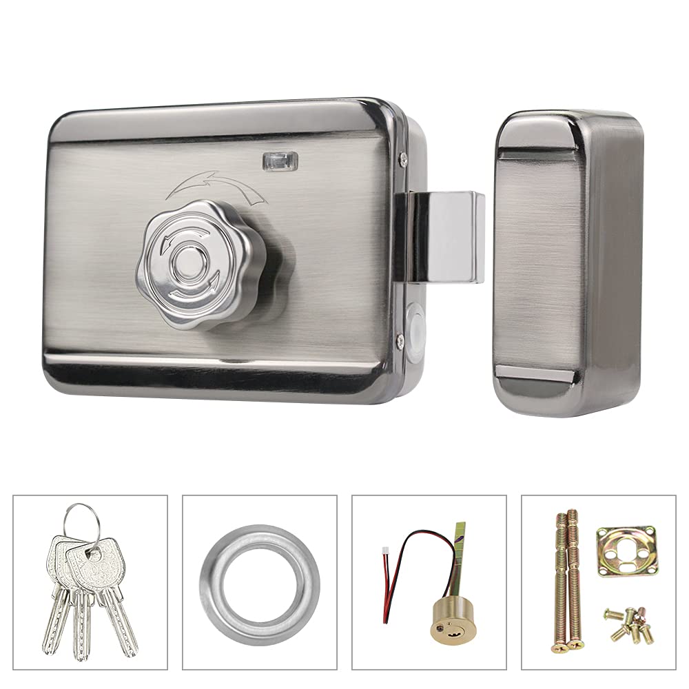 KUMU Mute Security Electricc Control Smart Door Lock for Door Access Control System Kit House Entry Protection Defense