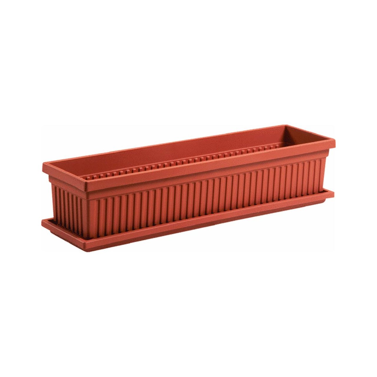 Akro Mils VNP24000E35 Venetian Flower Box, Clay Color, 24-Inch