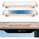 AMANECER 2 Pack Camera Control Button Protector for iPhone 16 Pro/16 Pro Max/17 (Standard), Auto-Alignment Sensitive Capacitive Protective Cover fit Apple Phone Side Click Capture Key, Desert Titanium