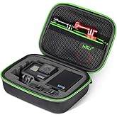 Carrying Case for GoPro Hero 13/12/11/10/9/8/7/6/5 Black and Accessories, HSU Protective Security Bag, Storage Solution for Adventurers-Upgraded Interior Foam