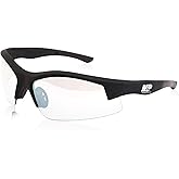 Smith & Wesson M&P Super Cobra Frame Shooting Glasses with No-Slip Rubber, Impact Resistance and Anti-Fog Lenses for Shooting, Working and Everyday Use