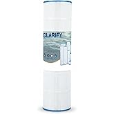 CLARIFY 175 Sq Ft Pool Filter Cartridge Replacement for Hayward SwimClear C1750 – Compatible with Unicel C-8417, FC-1294, PA175 – 26"x9"