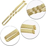 jingxinxin U Shaped Hair Pins Gold French Blonde Bobby Buns Clips Updos 100 Pcs view 4