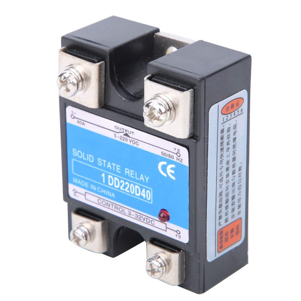3-32VDC Solid State Relay DC-DC SSR Input Load 5-220VDC Control Relay With LED Working Status Indicator Light(120A)