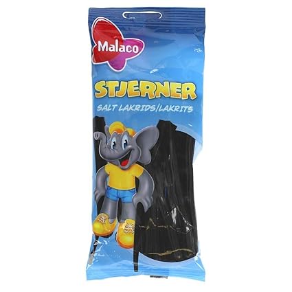 Malaco Stjerner Salt Lakrids