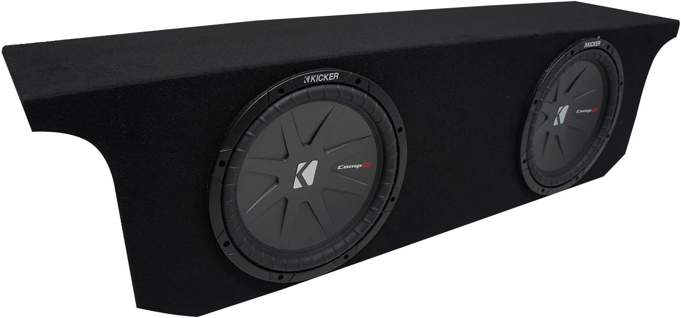 Compatible with 20072015 Jeep Wrangler JK Unlimited Kicker CompR CWR12