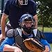 Champion Sports Lightweight Youth Catchers Mask - Full Face Protection - Comfortable Fit - Metal Frame - Helmet Harness - Ideal Catchers Mask for Young Catchers,Black