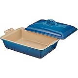 Le Creuset Stoneware Heritage Covered Rectangular Casserole, 4 qt. (12" x 9"), Marseille