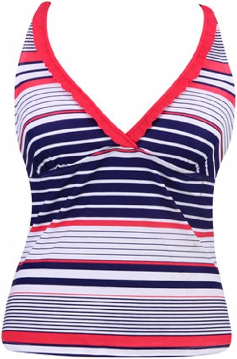 Caovaater fashion woman's one piece swimsuit tops/bathing suit blue red