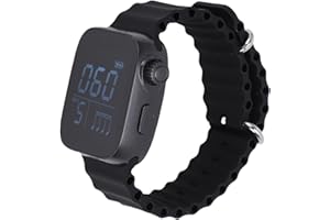 Wisoqu Electronic Vibrating Metronome Watch, Adjustable 40-240BPM, Sport Mode, for Beginners and Musicians, with Detachable S