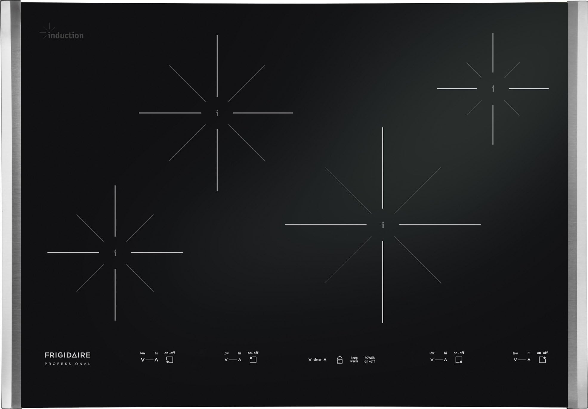 Frigidaire Professional Stainless Steel 30 inch Full Induction Cooktop FPIC3095MS