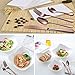 Flatware Set, Magicpro Modern Royal 24-Pieces Rose gold Stainless Steel Flatware for Wedding Festival Christmas Party, Service For 6