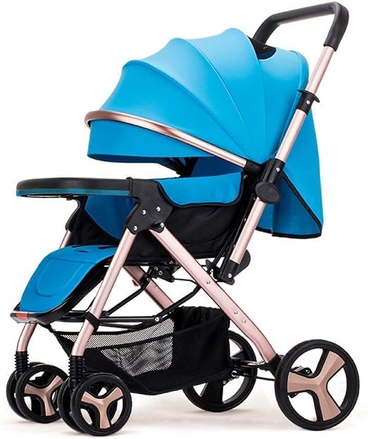 Hzpxsb Kinderwagen Baby Cart Sitzen Liegen Leicht Falten 0 3