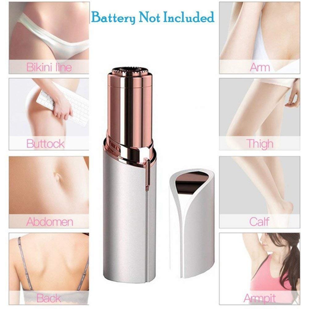 Facial Hair Remover for Women, Painless Shaver Device Perfect For Removal Mini Portable Hair Remover for upper lip,cheeks, chin hair - Easy To Clean