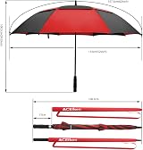 ACEIken Golf Umbrella Windproof 68 Inch Double Canopy Automatic Open view 3