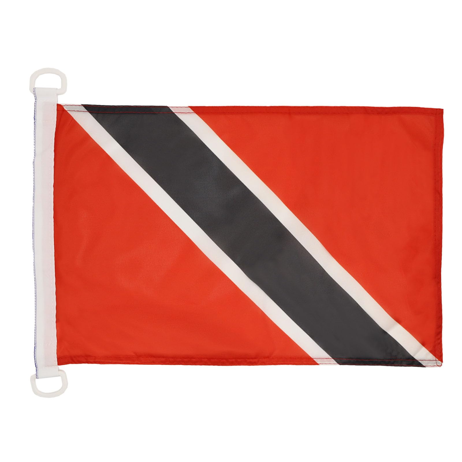 AZ FLAG - Trinidad and Tobago Nautical Flag - 18'' x 12'' - For Outdoor and Boat - Tobagonian Banner Knitted Polyester with Two Plastic Rings - Vivid Colors - 12x18 in - 45x30 Cm — image 1