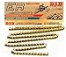D.I.D 520ERV3-150 Gold 150-Link High Performance X-Ring Chain with Connecting Link