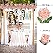 Artificial Flowers Rose Bouquet - 2 Pack Fake Flowers Silk Plastic Artificial White Roses 18 Heads Bridal Wedding Bouquet for Home Garden Party Wedding Decoration