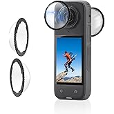 Flymile X4 Premium Lens Guard for Insta360 X4, High Transparency Tempered Glass Lens Protector for Insta 360 X4 Camera Anti-s