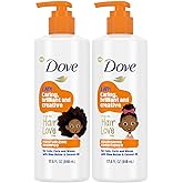 Dove Shampoo and Conditioner Set - Dove Kids Hair Love Collection, Curly Hair Products, Kids Shampoo and Conditioner, Wavy Ha