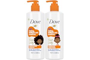 Dove Shampoo and Conditioner Set - Dove Kids Hair Love Collection, Curly Hair Products, Kids Shampoo and Conditioner, Wavy Ha