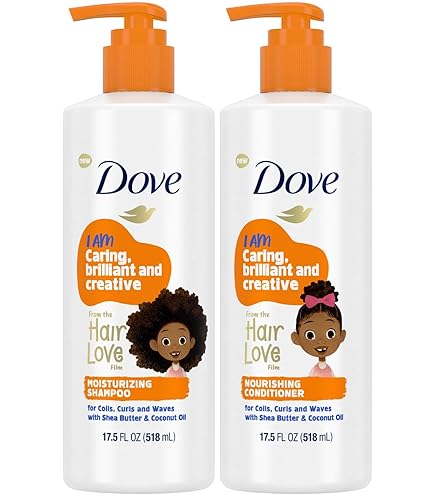 Amazon.com : Dove Kids Shampoo & Conditioner Set with Shea Butter