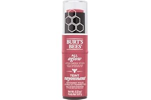 Burt's Bees 100% Natural All Aglow Lip & Cheek Stick, Peony Pool, 1 Tube