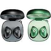 Raycon Fitness Bluetooth True Wireless 2X Earbuds Bundle (Black & Green) - Built in Mic 56 Hours of Battery, IPX7 Waterproof, Active Noise Cancellation, Awareness Mode, and Bluetooth 5.3