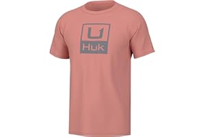 Huk Stacked Logo - Neon Orange