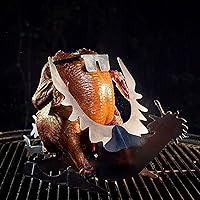Storm Elf Beer Can Chicken Holder,Beer Can Chicken Holder for Grill Motorcycle,Father's Day Gift，Easy to Use and Clean…