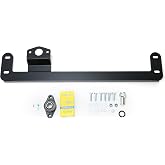 ECOTRIC Steering Box Brace Compatible with 2003-2008 Ram 2500 | Compatible with 2003-2008 Dodge Ram 2500 3500 4WD 4X4; Steering Stabilizer Bar Kit w/Hardware
