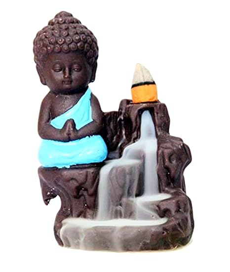 CSU Smoke Fountain Monk Buddha (Blue)
