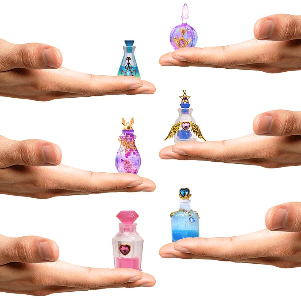 Small Bottle Container and Stopper UV Resin Epoxy Silicone Mold Jewelry Casting 6 Trays Set