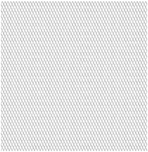 Tuduo Stainless Steel Expanded Wire Mesh Panel Silver Protective Fencing Screen for Balcony, Garden