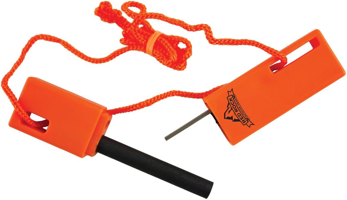 Red Rock Outdoor Gear Mini Flint Striker in Case