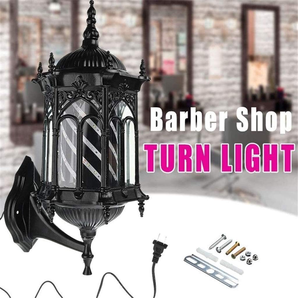 Download Qienon Barber Pole Led Light Red White Blue Spinning Strips Hair Salon Barber Shop Open Sign Waterproof Wall Lamp Rotating Light 0331 Color A Retail Store Fixtures Equipment Store Signs