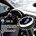 AGPtek Wireless In-Car Bluetooth 4.2 FM Transmitter Radio Adapter Car Kit with Faster USB Car Charger and Hands Free Calling, Support TF Card and USB Flash Disk Play