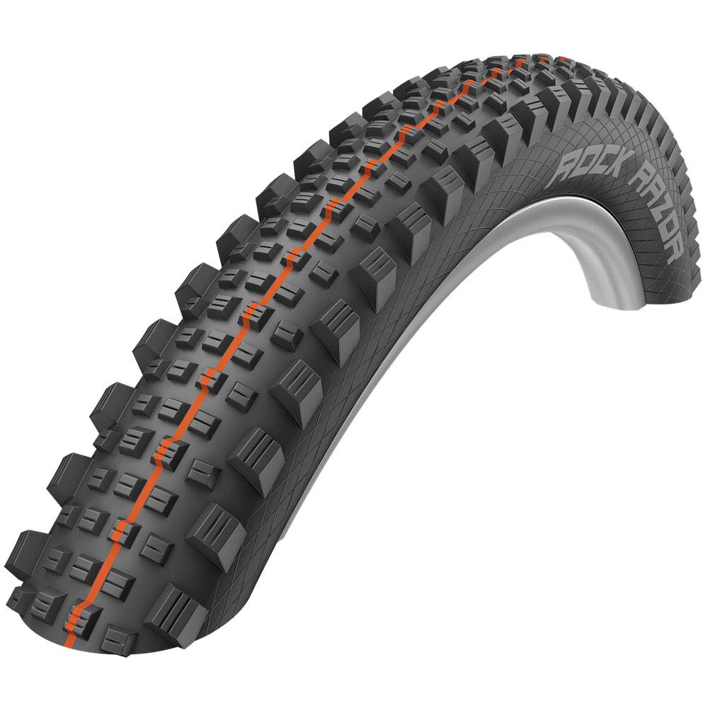 Schwalbe Unisex's Rock Razor Super Gravity Soft TLE Folding Tyre, Black, 26 x 2.35