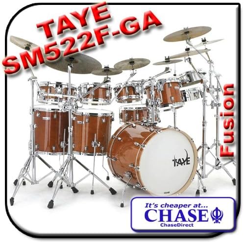 Taye Studio Mape Fusion 5 Piece Drum Kit Golden Amber 22" Bass