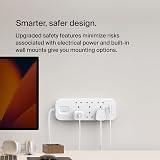 Belkin 6-Outlet Surge Protector Power Strip Wall-Mount USB-C PD 650J 2m Cord view 5