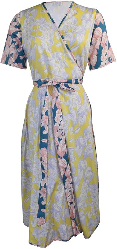 amazon floral wrap dress