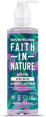 Faith In Nature Lavender & Geranium Hand Wash 400 ml Vegan Cruelty Free
