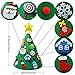 OurWarm 3D DIY Felt Christmas Tree with Hanging Ornaments, Cone Felt Christmas Tree for Toddlers Kids Xmas Gifts Christmas Home Decorations