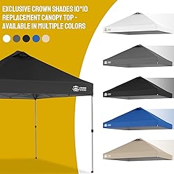 CROWN SHADES 10x10 Canopy Replacement Top - Only