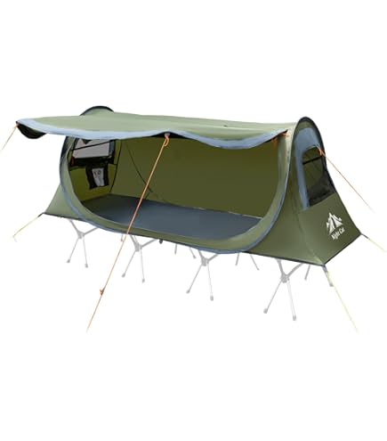 Amazon.com : BUNDOK BDK-79TC Solo Base Pump Tent, Military Curtain