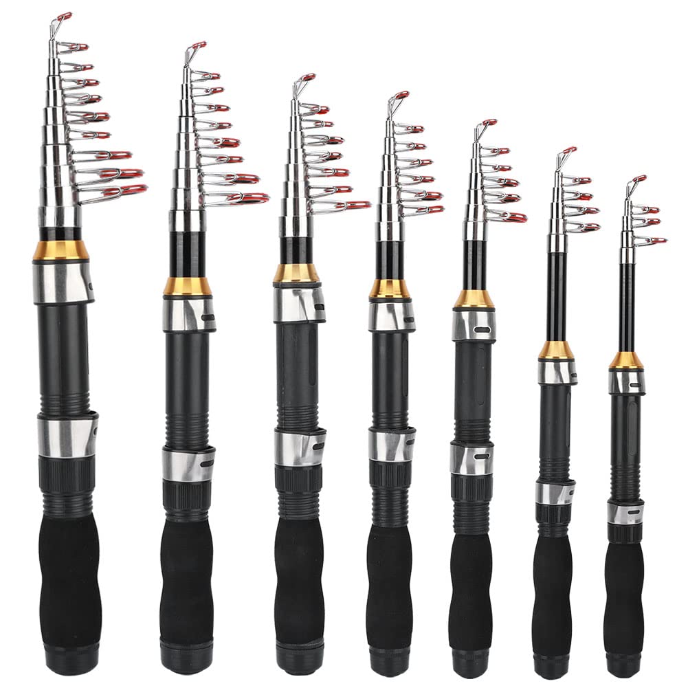 Cocoarm Fishing Rod Fishing Pole Fishing Stick Sea Fishing Rod Mini Fishing Rod Portable Short Fishing Rod Ice Fishing Rod 1.2m 1.7m 2.1m 2.3m(1,2 m)